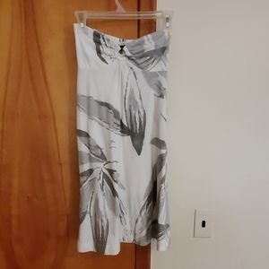 White and Grey Dress